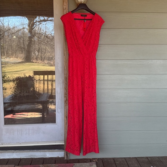 Carolina Herrera Sleeveless Lace Jumpsuit - Picture 3 of 13